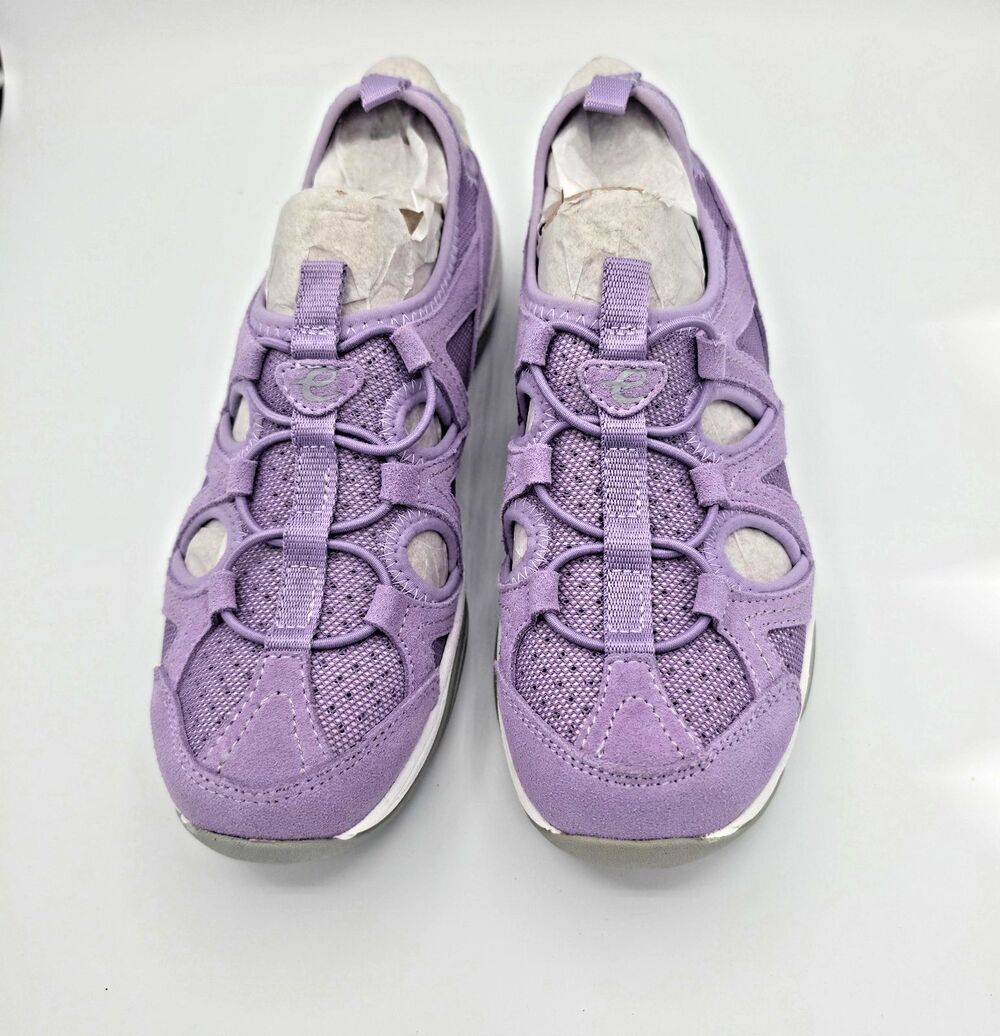 NWOT Easy Spirit Earthen Womens 7.5N Lilac Purple Walking Shoes Comfort Slip On